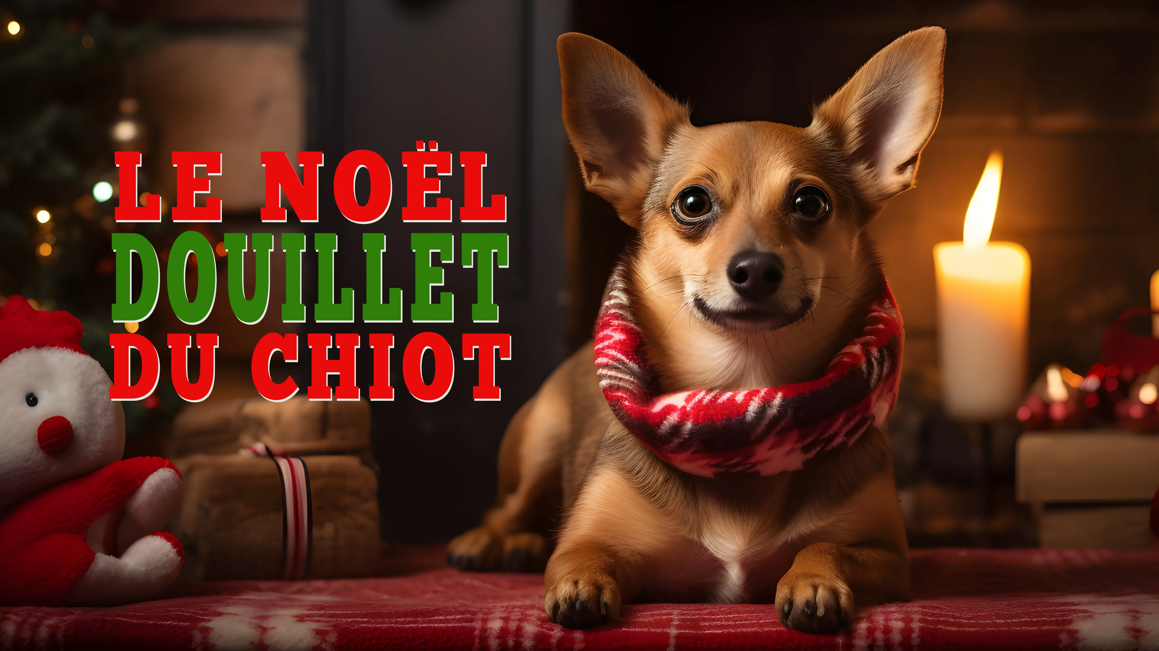 Le Noël Douillet du Chiot poster